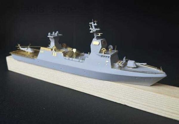 Set modello 1/700 Kit hobby Marina israeliana Sa'ar 6 classe Corvette Magen Frigate modello di nave Kit fai da te con parti in PE HKD230706