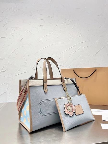 2024SS Bayan Tasarımcı Alışveriş El çantası Mini Kova Çantası Moda Boston Totes Omuz Cüzdan Yüksek Kaliteli Kadınlar Dempsey Dosya Crossbody Tote Sacoche