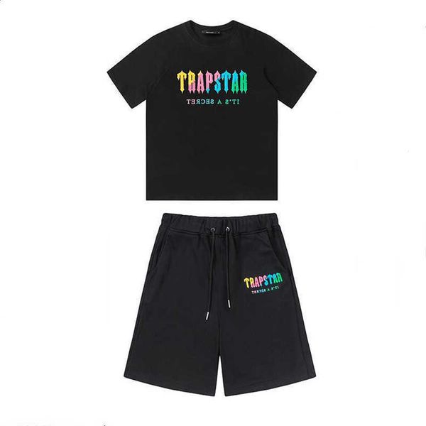 T-shirty męskie T-shirt Trapstar Moda sportowa Odzież uliczna z krótkim rękawem Dorywczo luźny bawełniany top Tees 2023 Lato Di4p76c7