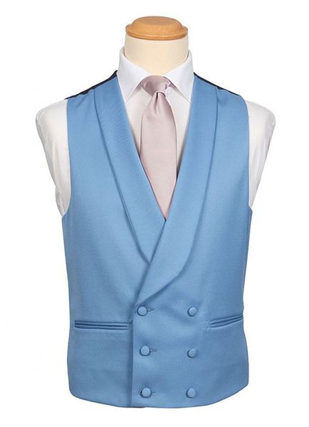 Gilet da sposo doppiopetto moda in lana Gilet da ballo stile britannico Blazer da festa Abiti da sposa per uomo PO: 99