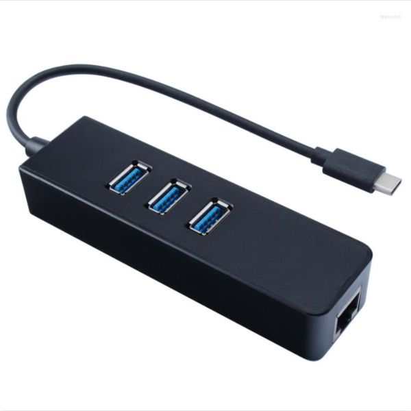 1000 Mbps USB Gigabit Ethernet Adapter 3 Ports 3.0 HUB To Rj45 Lan Internet Network Card For Computer Notebook Mac