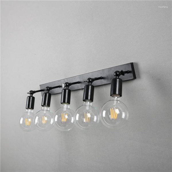 Wandleuchte Moderne Minimalismus Lampen Nordic Eisen Schwarz Streifen Lichter Leuchte LED Wandleuchte Wohnzimmer Loft Treppen Leuchten