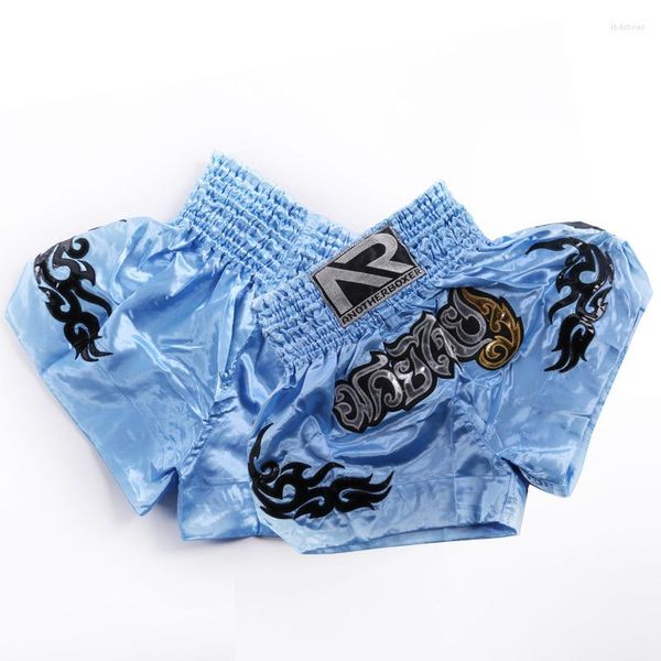 Shorts Masculino Unissex Calça de Luta de Muay Thai Sparring Treinamento de Boxe MMA Kickboxing Para 40kg-90kg Criança Adulto Universal