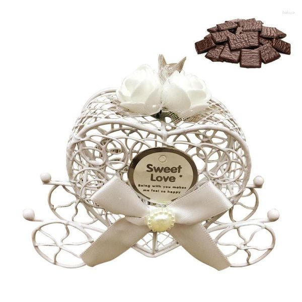 Embrulho para presente Caixas de Doces de Casamento Criativas Coração Caixa de Açúcar Decorativa Amor Chocolate Para Noivas