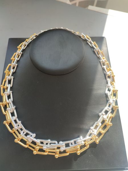 Novo pingente de ouro de luxo feminino longo 45cm colar de designer de joias pulseira colares conjunto de noivado para mulheres homens casal festa de casamento com caixa legal
