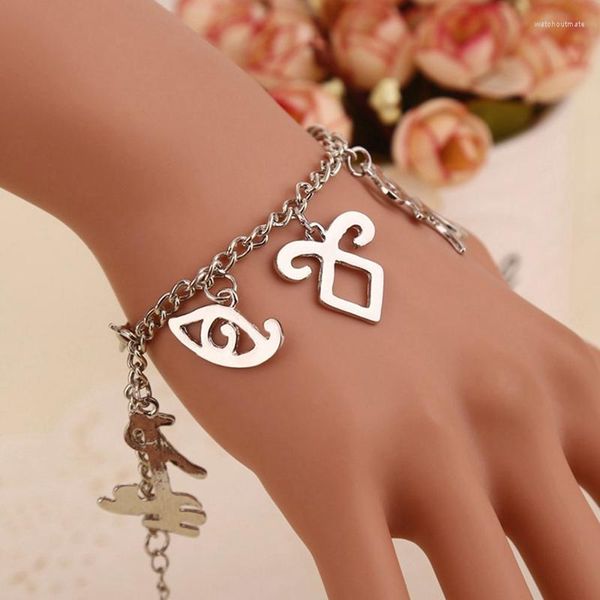 Charm Bracelets The Mortal Instruments City Of Bones Inspirado Angel Power Rune Symbols Bracelet Shadowhunters Ispired Charms Jewelry