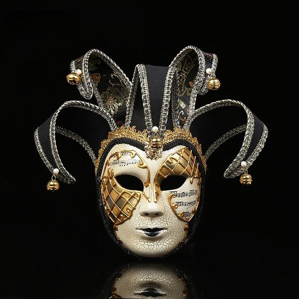Maschere per feste Moda Full Face Mini maschera veneziana Masquerade Mardi Gras Collezione di arte decorativa per pareti nuziali di Halloween 230705