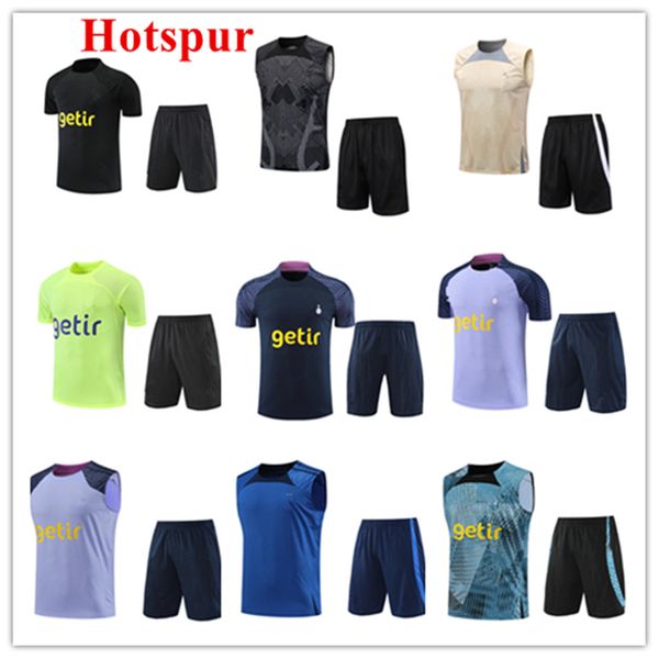 22 23 Hot Spurs Fußball-Trainingsanzug Sweatshirt Tottenham HAM BALE KANE HOJBJERG BERGWIJN LO CELSO 2023 Männer und Kinder Fußballtrikots Kurzarm-Trainingsanzug Chandal