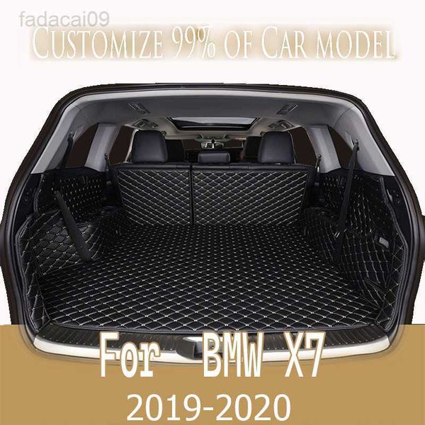 Capa de assento para animal de estimação carro de couro para 2019 2020 forro x7 forro almofada bmw g07 tronco bota esteira tapete cauda almofada de carga m50 hkd230706