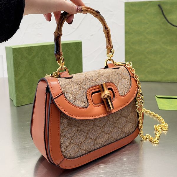 Bamboo Joint Bag Women Designer Bags Luxo Crossbody Handbag Classic Fashion Shoulder Shopping Handbag Ladies Wallet Famous Purse Gift