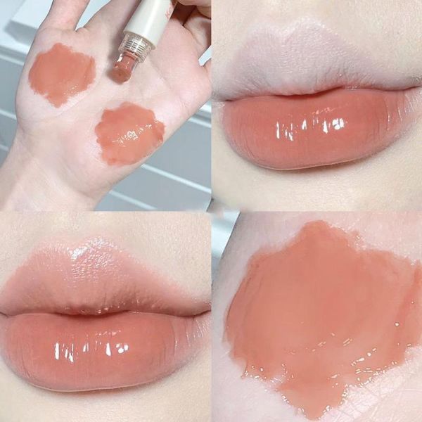 Lip Gloss 5ML Rimpolpante Lozione Essence Idratante Rossetto Idratante Big Jelly Mirror Oil X4M5