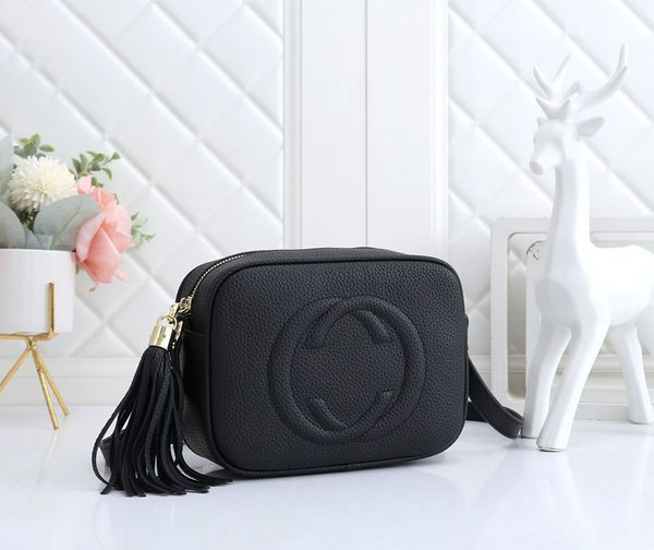 Designer instantané sac en cuir gaufré gland double G femmes sac mode Marmont caméra épaule sacs à bandoulière sacs à main de luxe petite dame sac de messager