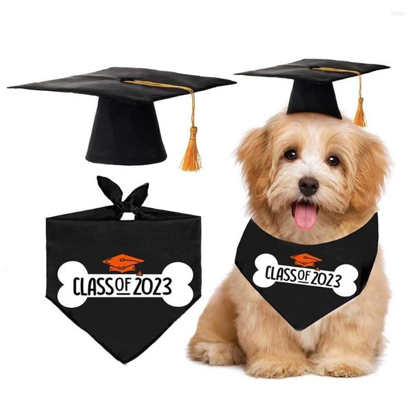 Capas para assento de carro para cães, bonés de formatura para animais de estimação com babadores, gola, chapéus, cães, gatos, laváveis, cachorrinhos, triângulo, cachecol, roupas de férias, lenço