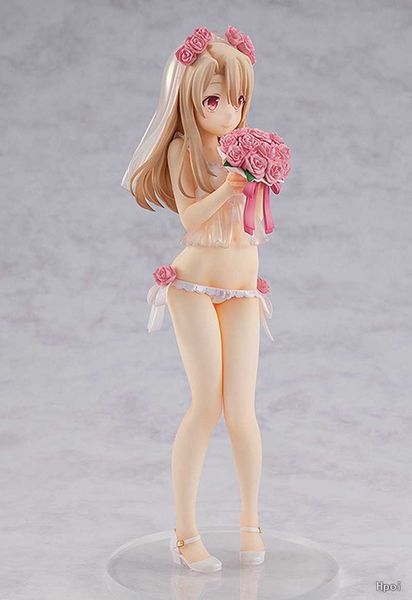 Action Figures Toy 21CM Anime Figure liner Bianco Bikini sexy Abito da sposa Collezione di modelli Giocattoli per bambole Ornamenti regalo