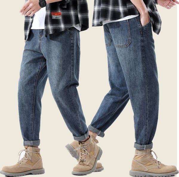 Männer Jeans 2023 Casual Lose Baggy Harem Hosen Koreanische Mode Hip Hop Plus Größe 40 42 Männer Cargo Streetwear Denim Hosen