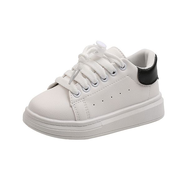 Tênis primavera infantil moda macio branco meninos sapatos esportivos estilo coreano estudantes tênis leves para meninas versáteis 230705