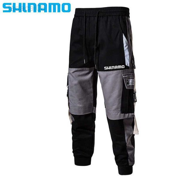 Accessori per la pesca 2023 nuova primavera e autunno tuta leggings alla moda sciolto hip-hop piccoli piedi da uomo pesca all'aperto pantaloni tuta casual HKD230706