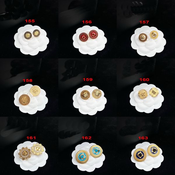 Retrato de cabeça de beleza Brincos de diamante Feminino Ear Studs Banshee Retrato Clipe de orelha Grécia Meandro Padrão Jóias Acessórios Presente XVER15