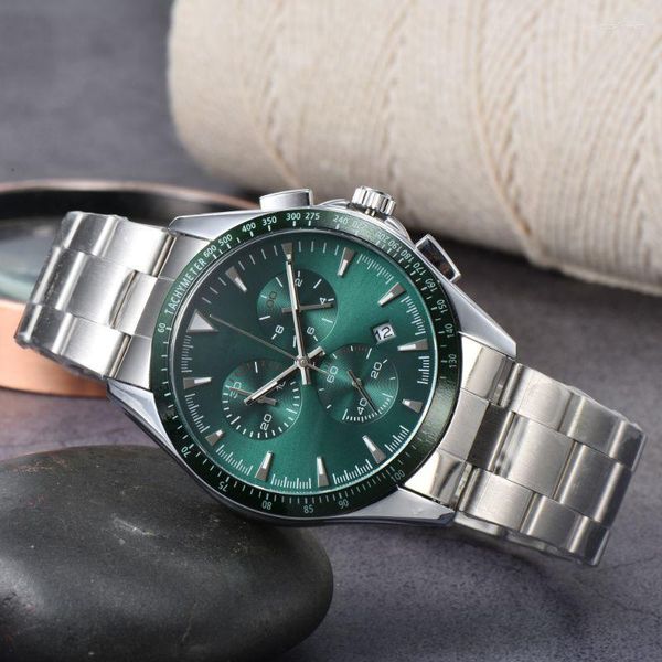 Armbanduhren Uhren für Männer 2023 Herren-Quarzuhr mit allen Zifferblättern, hochwertige Top-Chronographenuhr