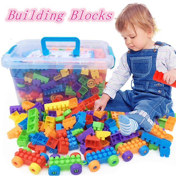 Diecast Model крупные строительные блоки наборы массовых образовательных детей, совместимые с игрушками, кирпич
