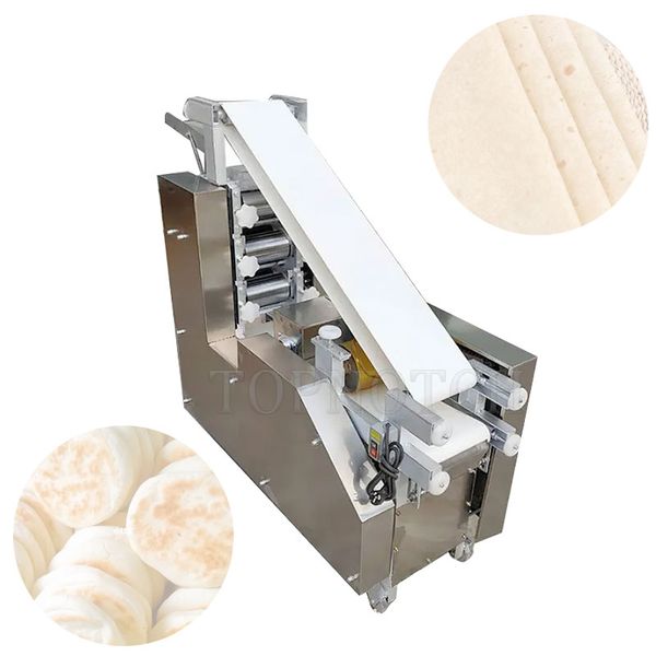 Vollautomatische Kekse, runde, flache Kuchen, Pita-Brot, Teigpresse, Pizza-Maker, Tortilla-Chapati-Herstellungsmaschine