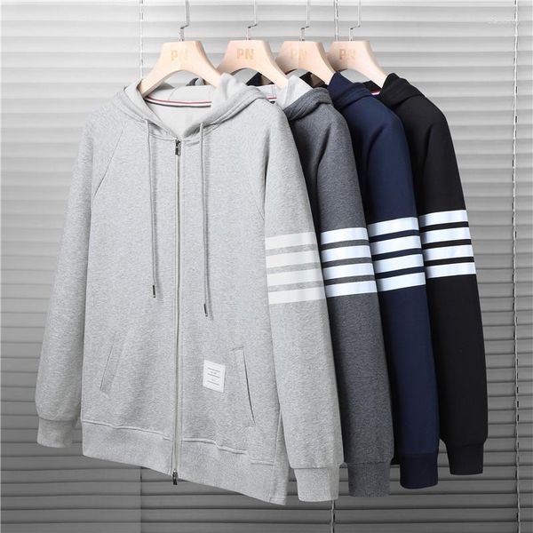 Herren Hoodies 2023 Hoodie Herbst Winter Sweatshirts Korea Fashion Zipper Streetwear Hip Hop Herren Kleidung Casual Langarm Plus Größe Tops