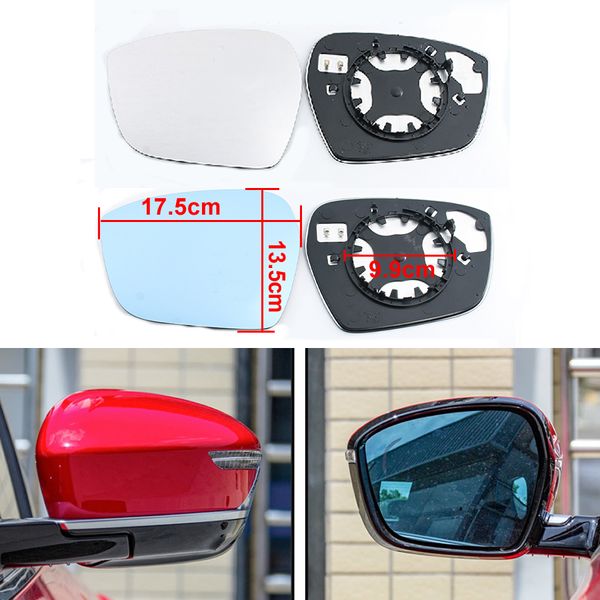 Para Geely Coolray / Coolray Pro Acessórios de carro retrovisor Lentes de espelho reflexivo Lente de vidro azul branco com aquecimento