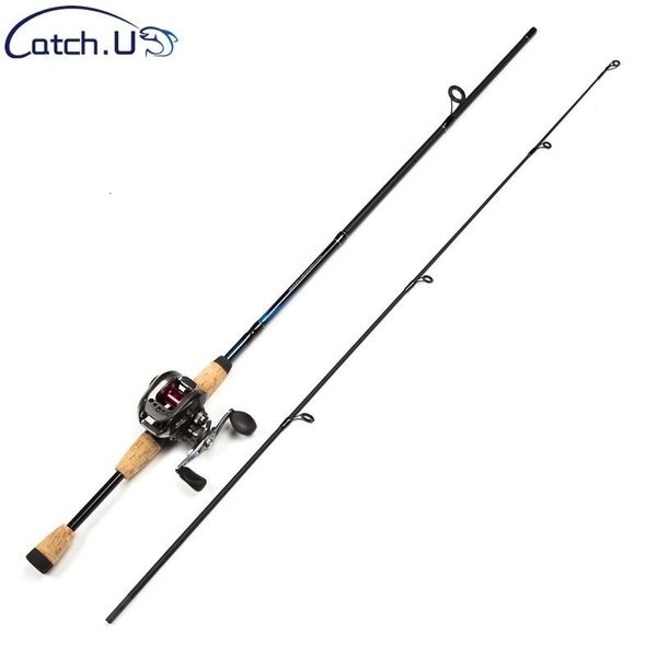 Canne da pesca per barche Catch U 1 7m 1 8m Canna in fibra di carbonio Spinning Casting Pole Bait Weight 6 15g Reservoir Pond Fast Lure 230705