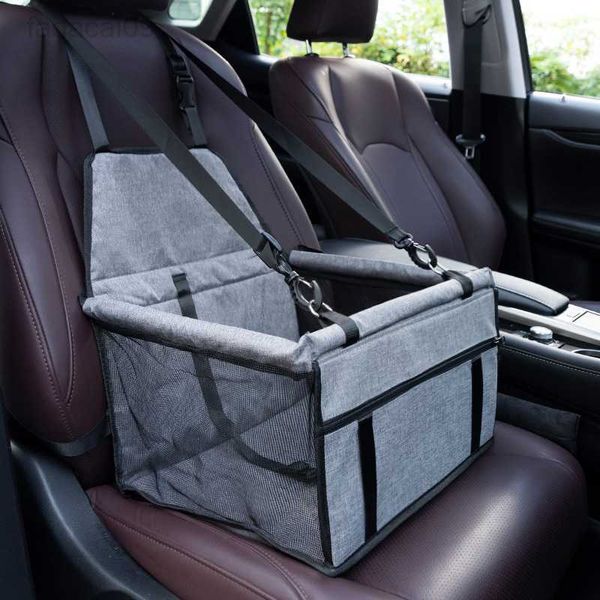 Cover Car Carrier Seat Bag Amaca pieghevole Sicurezza da viaggio Mesh Protector Basket Cat Dog Cushion Mat Accessori per animali domestici HKD230706