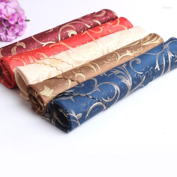 Masa peçete 4pc 48x48cm lacivert kumaş euro moda yüksek dereceli Jacquard Düğün El Yemeği Partisi Deco Accerrories