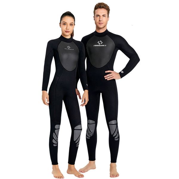 Swim Wear m Neoprene Men Womens Wetsuit mangas compridas Warm One Piece Diving Suit for Triathlon Keep Surfing Underwater Sports 230706