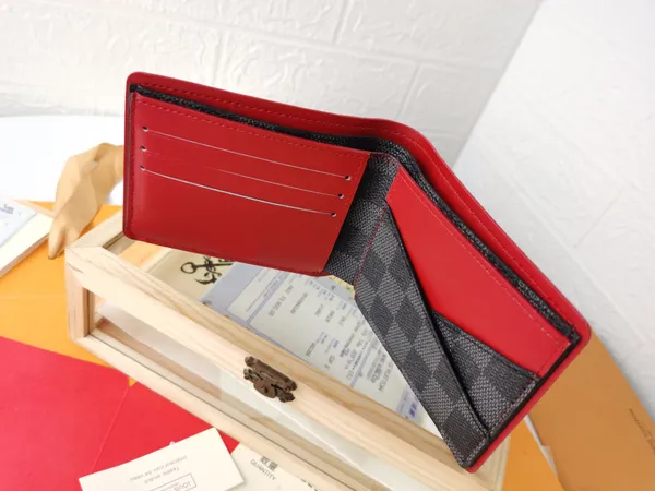 Beş renk erkek kısa nakit organizatör cüzdan para klip kredi kartı sahibi tasarımcı çoklu cüzdan