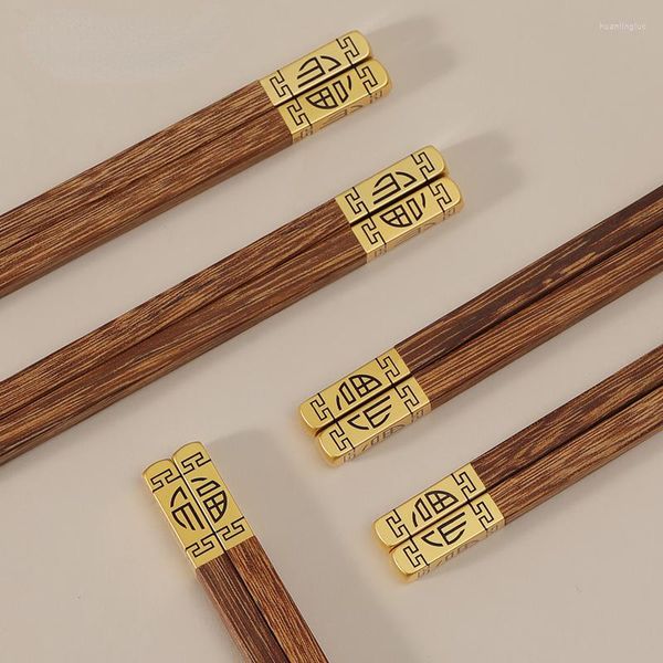 Essstäbchen, handgefertigt, natürliches Wenge-Holz-Set, Sandelholz-Geschirr, Sushi-Besteck-Set, super Qualität, chinesisch