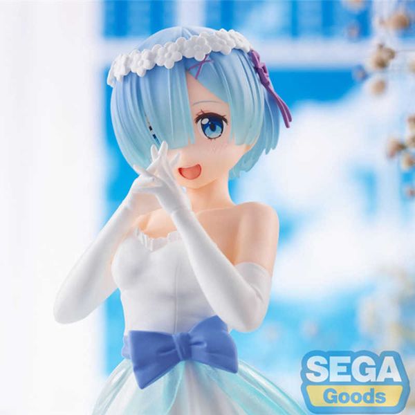 Action-Spielzeugfiguren, Anime-Figur, Hochzeitskleid, Kristall-Dress-Up-Figur, RE Zero-Starting Life in Another World, Modell-Spielzeug-Actionfigur