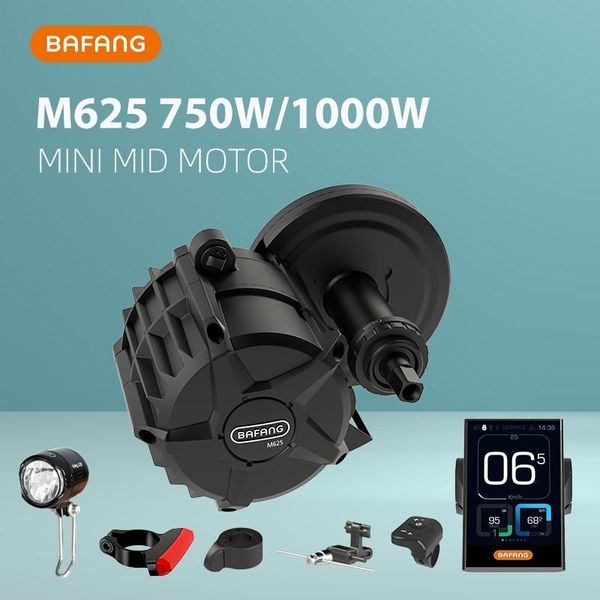 Luci Motore Bafang M625 1000W 750W M325 500W 68/100 mm Mid Drive Electric Bike Conversion Kit senza batteria