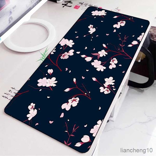 Maus -Pads Armband Gaming Mousepad Gamer Kirschblüten -Maus -Pad Anime Gummi -Matte PC Zubehör Desk Protektor Cartoon Pads R230707