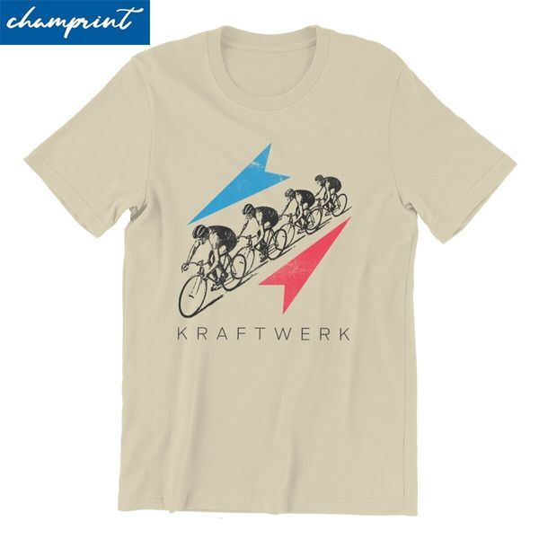 Mens TShirts Kraftwerk Retro Original Fan Art Design T-shirt Uomo 100% cotone Leisure TShirt Girocollo T-shirt manica corta Abbigliamento Plus Size 230707