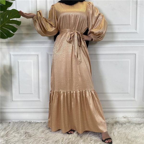 Etnik Giyim Bahar Müslüman Abaya Kadın Kaftan Khimar Jilbab Dua Robe Eid Mübarek Giysileri İslam Abayas Dubai Lüks Son
