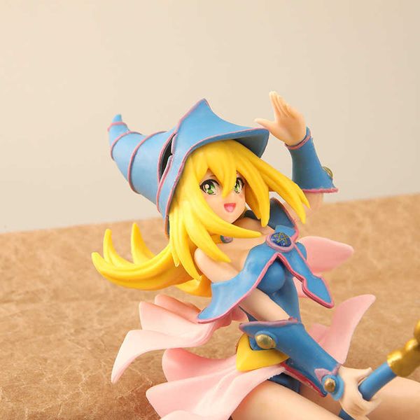 Bonecos de ação de 15 cm Anime Yu-Gi-Oh!Yugi ATEM Dark Magician Girl Figura Estatueta Modelo Boneca de Brinquedo Presente