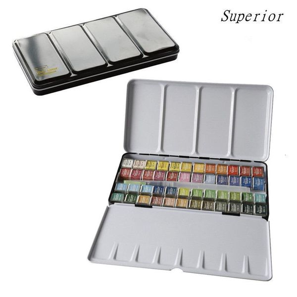 Malerei Stifte Superior Professionelle Solide Aquarell Farben Set Mit Wasser Pinsel Stift Farbe Farbe Acuarelas Kunst Liefert Für Künstler 230706