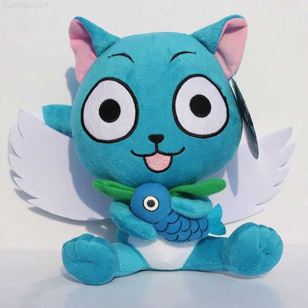 Doldurulmuş peluş hayvanlar 1 adet 30cm Japon anime karikatür peri kuyruğu mutlu peluş oyuncak peluş oyuncak figür oyuncak çocuklar için hediye ücretsiz gönderim l230707