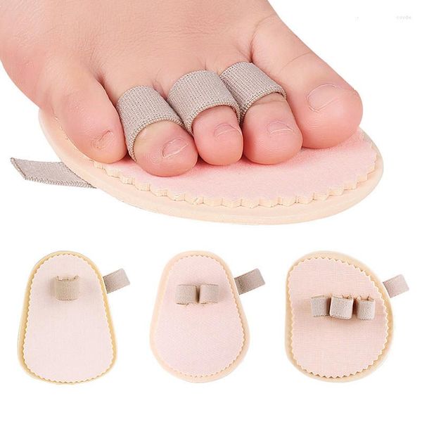 Meias Femininas 1Pcs Unissex Hamer Teen Kussens Protector Separator Ondersteuning Pads Tijdelijke Corrector Straightener Bunion Guard