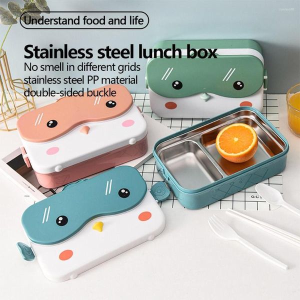 Учебные посуды наборы Bento Boxes Containers с посудой для утечки с высокой пропускной способностью.