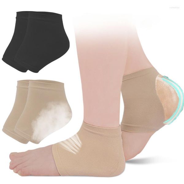 Frauen Socken Silikon Fersenschutz Blister Fußpflege Kissen Pads Liner Halbe meter Für Männer Anti Rissbildung Schmerzlinderung