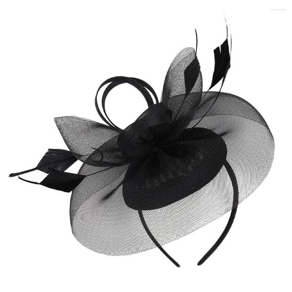 Bandanas Mode Stirnbänder Fascinators Frauen Hochzeit Kopfschmuck Braut Gaze Haarspangen Tea Party Decor Europäischen Amerikanischen Hut