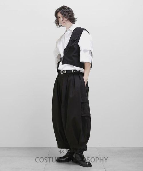 Pantaloni Pantaloni casual da uomo nuovi Pantaloni a gamba larga Pantaloni chiusi a vita alta larghi a forma di uovo d'oca / 2022 di grandi dimensioni personalizzati S ~ 6XL