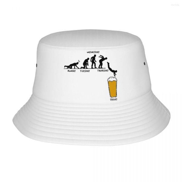 Berretti Unisex Bob Hats Week Craft Friday Beer Spring Headwear Cappellini da pesca all'aperto pieghevoli Boonie Hat Drop