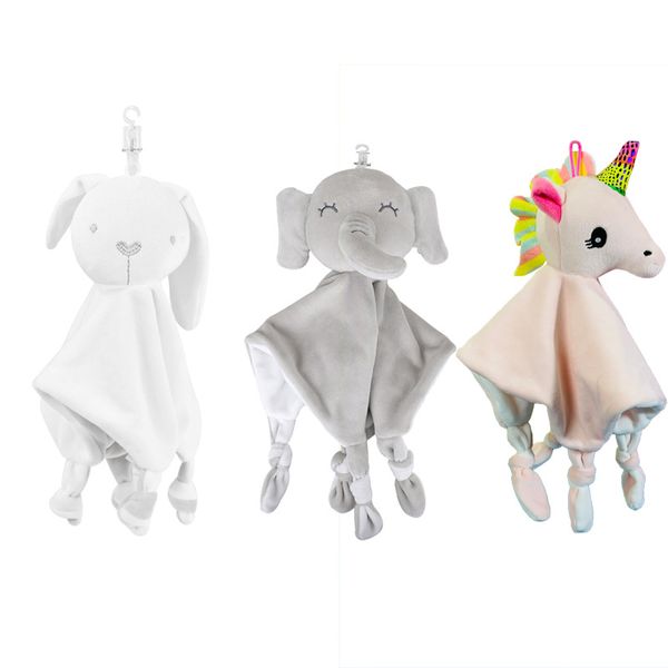 Cartoon Elephant Rabbit Infant Comfort Wipe Mouth Water Wipe Doll Comfort Wipe Fazzoletto