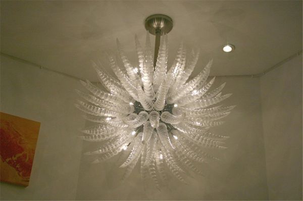 Decorazione per soggiorno vintage Lampadario di lusso nordico Lampadario artistico Soffitto in vetro soffiato a mano Design urbano per la casa