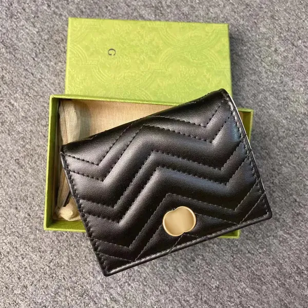 Berühmte Kartenetuis aus echtem Leder, Clamshell-Brieftasche für Herren und Damen, modisch, klein, Geldbörsenhalter, Luxus-Designer, Innenschlitz-Geldbörsen, Clutch-Schlüssel, Metall-Logo-Handtaschen